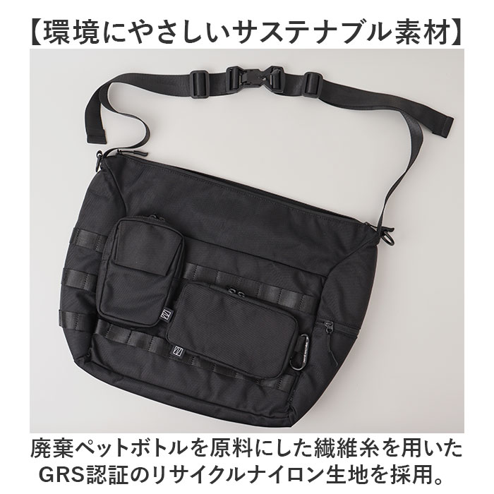 NoiR ノアール ショルダーバッグ N25005 通販 ショルダーバック 斜めがけバッグ メンズ 大きめ A4 ナイロン 軽量 軽い 撥水 通勤 通学 旅行 | NOIR | 09