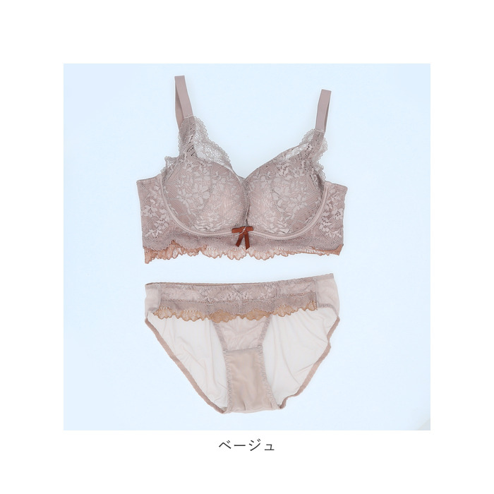 ブラジャー 通販ブラジャー ショーツ セット ノンワイヤー ブラ
