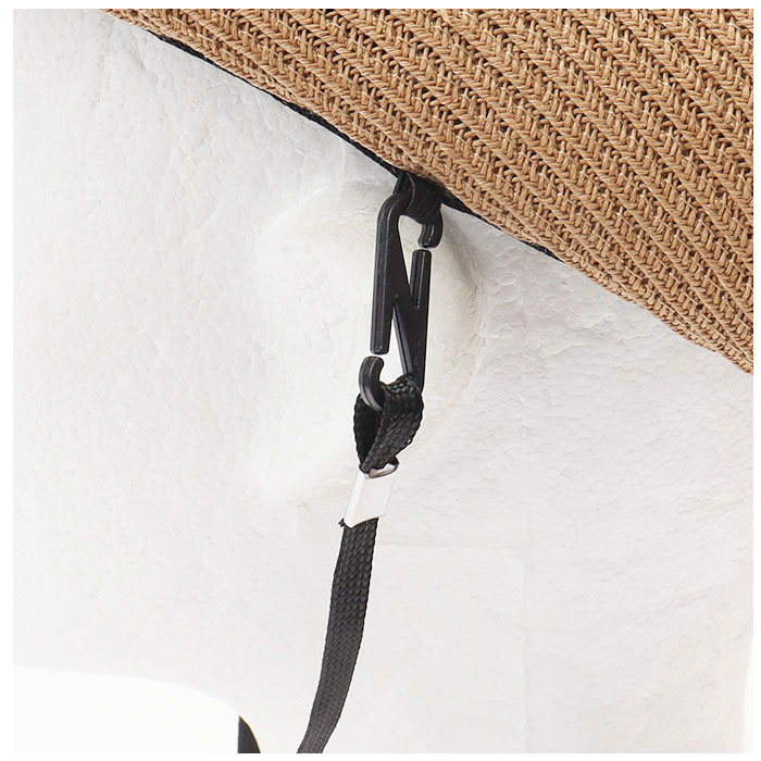 帽子 通販帽子 レディース 麦わら 折りたたみ 麦わら帽子 日除け帽子 春夏 つば広 ストローハット ペーパーハット 麦わらハット あごひも あご紐付き 夏 春 帽子 | ブランド登録なし | 14