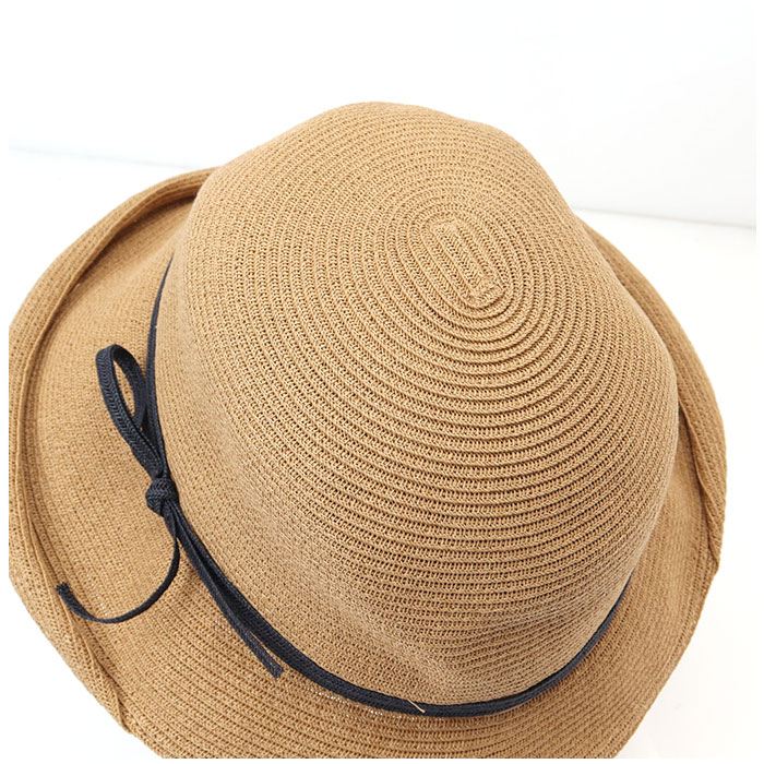 帽子 通販帽子 レディース 麦わら 折りたたみ 麦わら帽子 日除け帽子 春夏 つば広 ストローハット ペーパーハット 麦わらハット あごひも あご紐付き 夏 春 帽子 | ブランド登録なし | 13