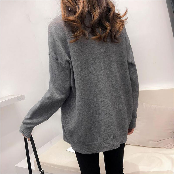 カーディガン レディース 秋冬 通販 ニットカーディガン 羽織り アウター カーデガン 前開き 長袖 Vネック ゆったり リブ袖 リブ裾 ボタン 防寒 カーディガン |  | 02