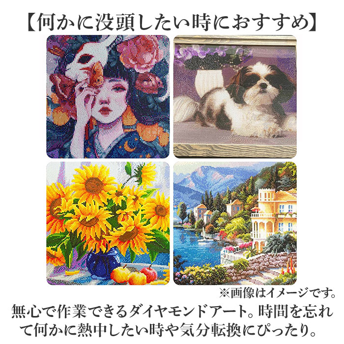 ダイヤモンドアート キット 通販 ダイアモンドアート 犬 イヌ キットセット ダイヤモンドペインティング ツールセット ダイヤモンド絵画 ダイヤモンドアート |  | 05