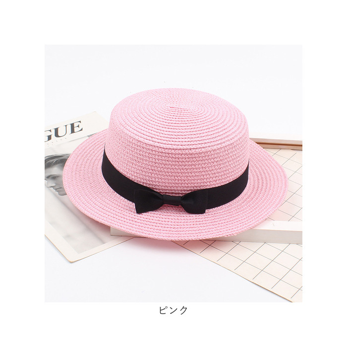 麦わら帽子 キッズ リボン付き カンカン帽 帽子 ぼうし ハット ペーパー帽子 子ども 子供 女の子 男の子 ゴム付き 春 夏 かわいい おしゃれ シンプル 麦わら帽子 |  | 15