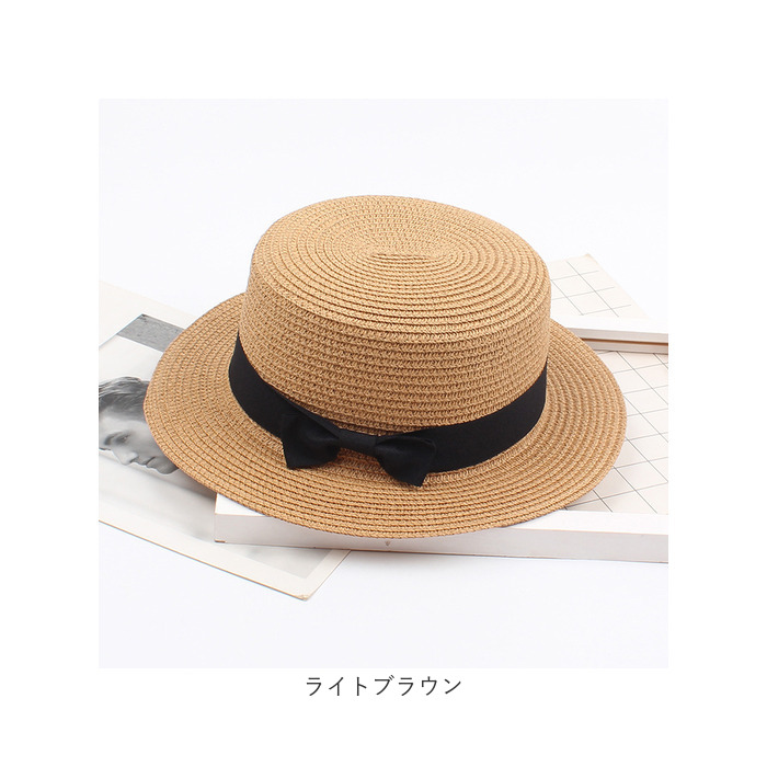 麦わら帽子 キッズ リボン付き カンカン帽 帽子 ぼうし ハット ペーパー帽子 子ども 子供 女の子 男の子 ゴム付き 春 夏 かわいい おしゃれ シンプル 麦わら帽子 |  | 16