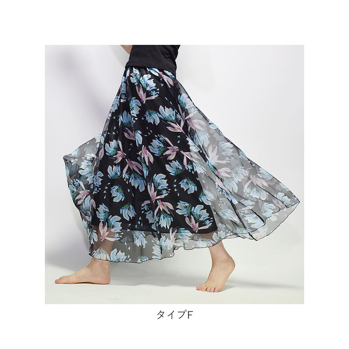 フレアスカート 通販フレアスカート ロング 春 スカート レディース マキシスカート シフォンスカート ロングスカート フレア マキシ丈 ロング丈 フレアスカート | ブランド登録なし | 16
