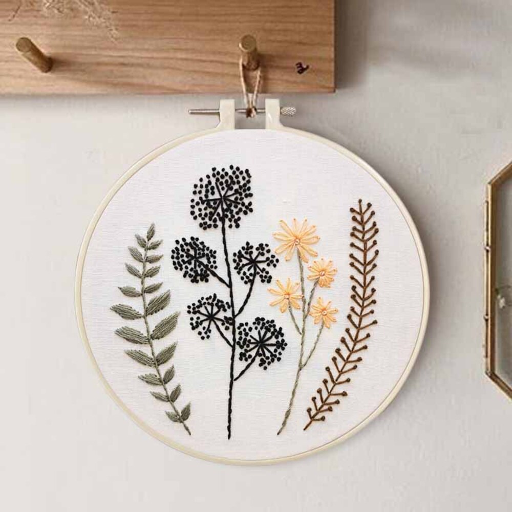 刺繍キット 花 通販 初心者 簡単 ボタニカル キット 初めて ビギナー 初心者向け 手芸 刺繍 刺繍セット かわいい スターターキット 刺繍枠 刺繍糸 刺繍キット | BACKYARD FAMILY | 05