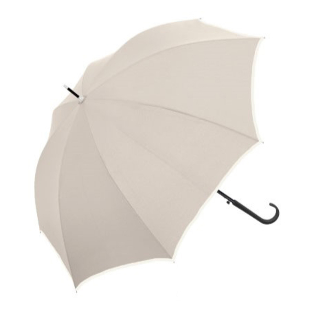 Natural Basic ナチュラルベーシック 傘 通販 60cm レディース 長傘 雨傘 晴雨兼用傘 ジャンプ傘 ワンタッチ傘 日傘 UVカット  グラスファイバー骨 かさ