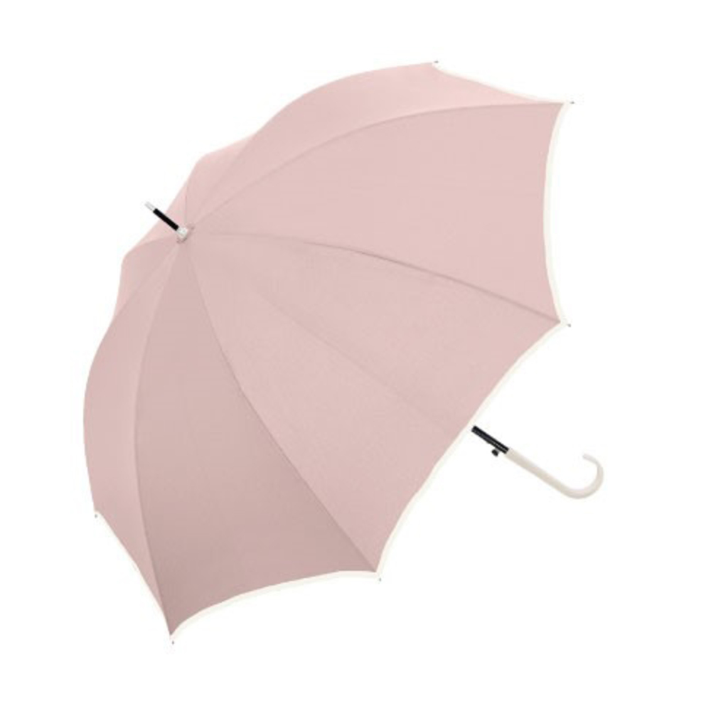 Natural Basic ナチュラルベーシック 傘 通販 60cm レディース 長傘 雨傘 晴雨兼用傘 ジャンプ傘 ワンタッチ傘 日傘 UVカット  グラスファイバー骨 かさ