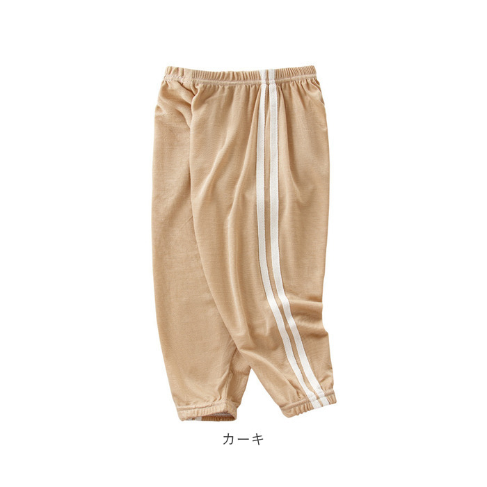 ラインパンツ 通販ラインパンツ キッズ ジャージ パンツ ズボン 子供 男の子 女の子 長ズボン ロングパンツ 履きやすい 動きやすい 夏 春 虫よけ ラインパンツ | ブランド登録なし | 13