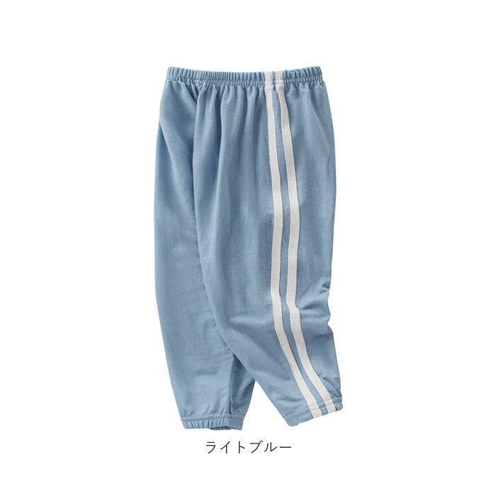 ラインパンツ 通販ラインパンツ キッズ ジャージ パンツ ズボン 子供 男の子 女の子 長ズボン ロングパンツ 履きやすい 動きやすい 夏 春 虫よけ ラインパンツ | ブランド登録なし | 14