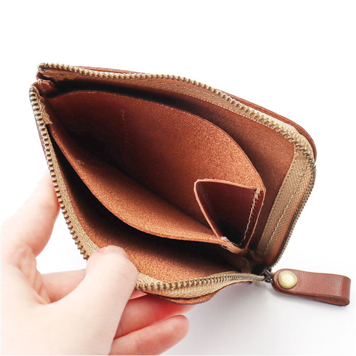 ミニ財布 レディース 通販 日本製 本革 革 薄型財布 カード入れ 小銭入れ 財布 さいふ サイフ 薄い シンプル おしゃれ コンパクト 小さい ミニ Native ミニ財布 | Native Creation | 17