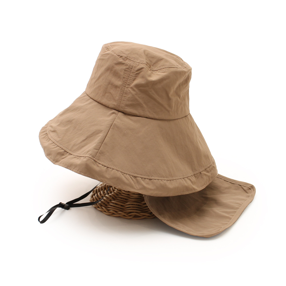 帽子 UVカット レディース 通販 UVハット つば広帽子 つば広ハット ネックカバー付き ハット たれ付き 紫外線対策 接触冷感 ひんやり 夏 春夏 春秋 帽子 | BACKYARD FAMILY | 02