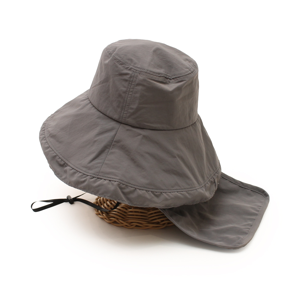 帽子 UVカット レディース 通販 UVハット つば広帽子 つば広ハット ネックカバー付き ハット たれ付き 紫外線対策 接触冷感 ひんやり 夏 春夏 春秋 帽子 | BACKYARD FAMILY | 03