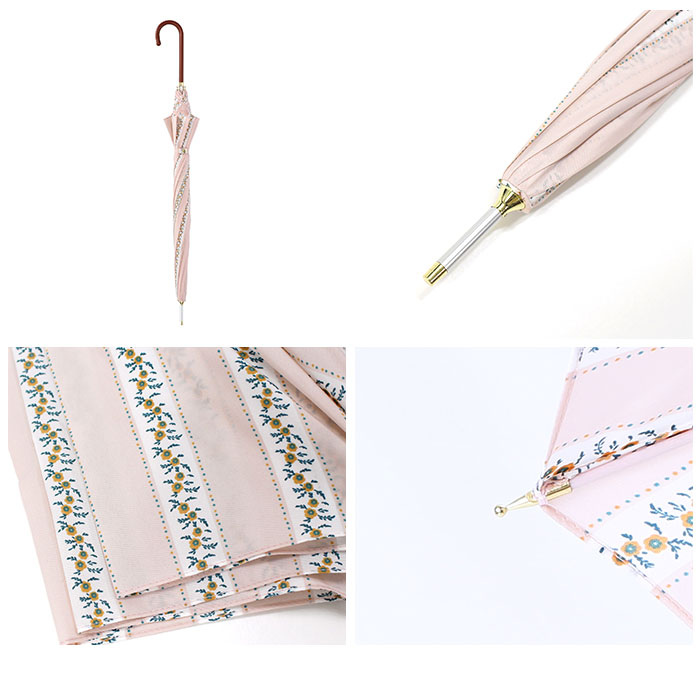 ニフティカラーズ 長傘 通販 nifty colors 傘 レディース 手開き 58cm 雨傘 かさ カサ 8本骨 ドーム型 UVカット 晴雨 兼用 軽い 軽量 おしゃれ かわいい |  | 24