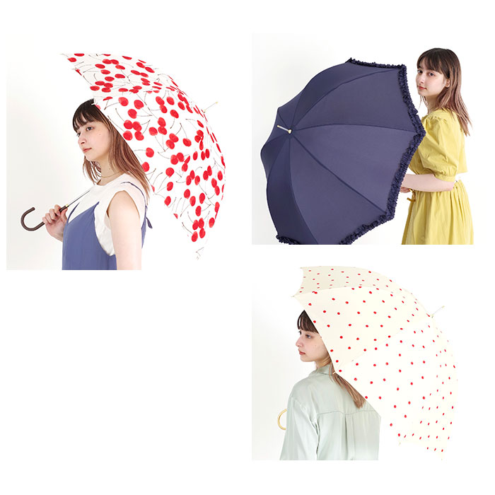 ニフティカラーズ 長傘 通販 nifty colors 傘 レディース 手開き 58cm 雨傘 かさ カサ 8本骨 ドーム型 UVカット 晴雨 兼用 軽量 軽い おしゃれ かわいい |  | 30