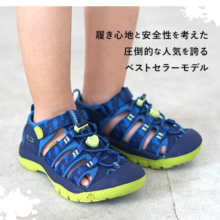 SALE格安】 KEEN - KEEN キーン NEW PORT H2 キッズサンダルの通販 by