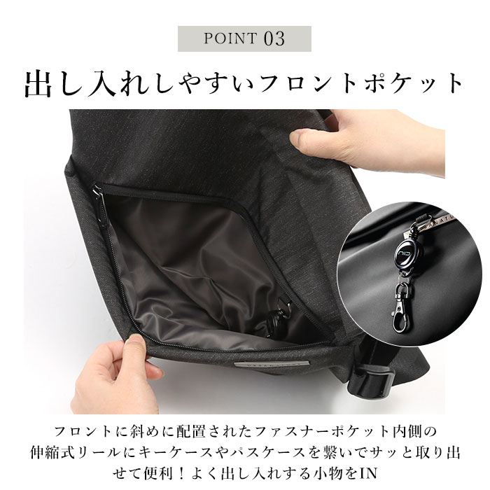 ニード ボディバッグ メンズ レディース R1 NIID URBANATURE