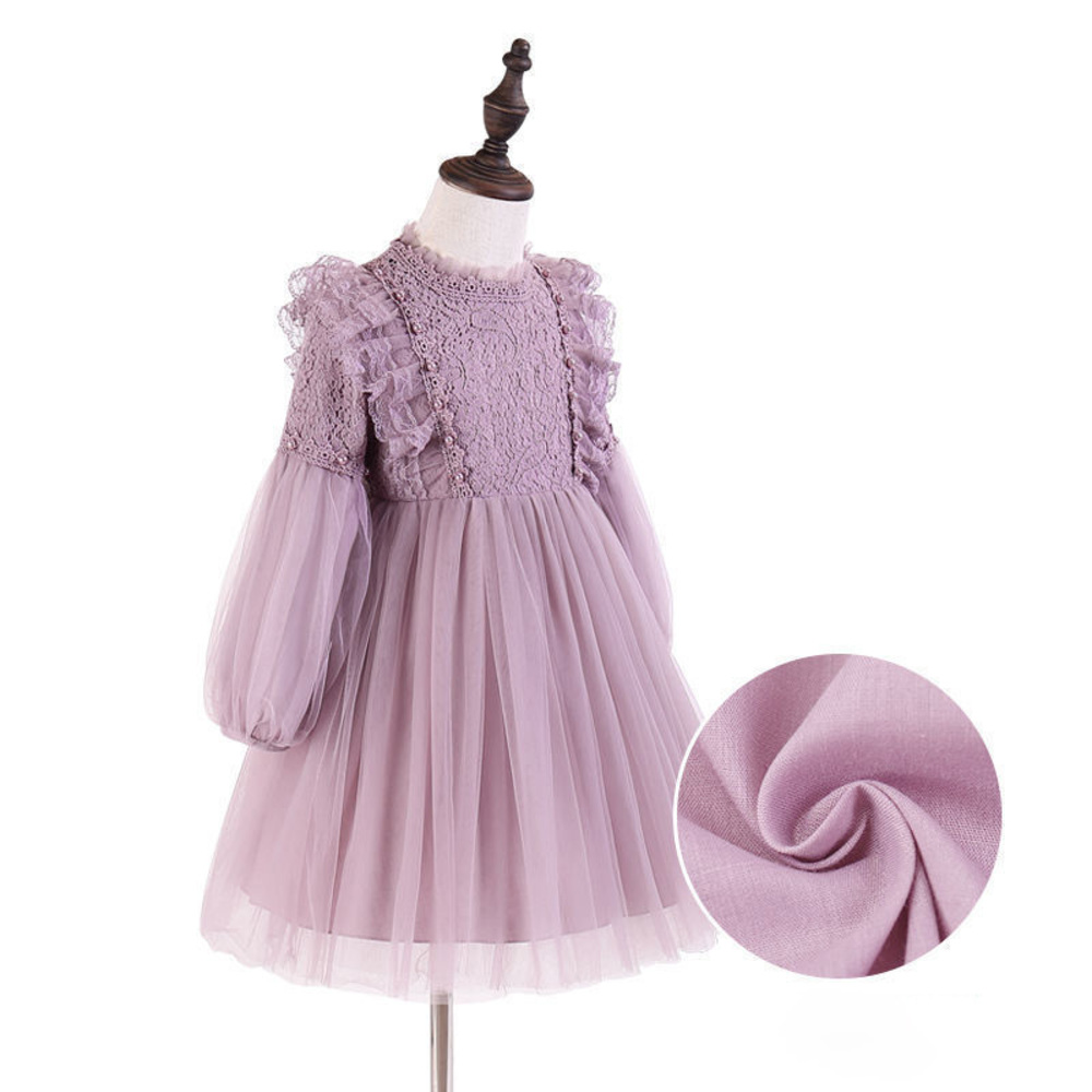 ドレス 女の子 長袖 チュール 通販 ワンピース 子供ドレス キッズドレス ワンピ フォーマル プリンセス キッズ レース こども服 子供服 子供 こども ドレス | BACKYARD FAMILY | 01