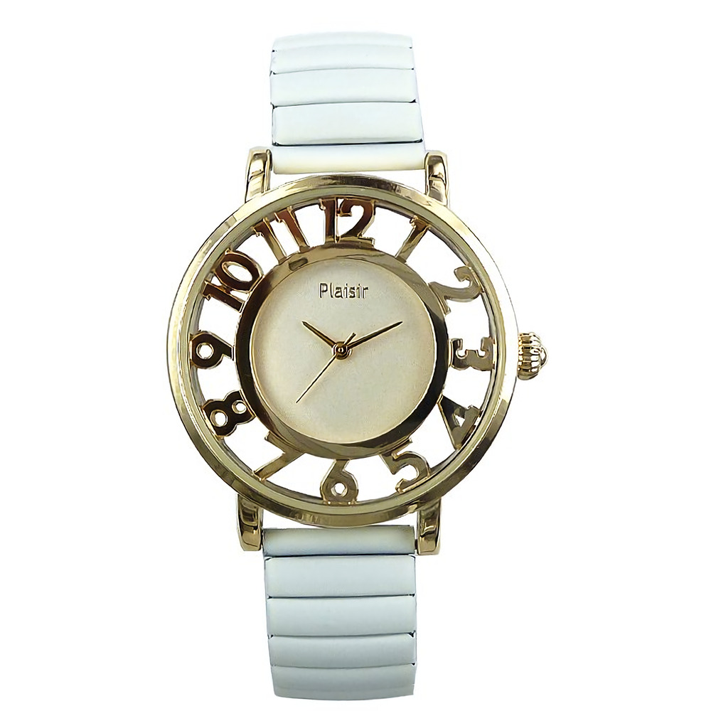 プレジール Plaisir 腕時計 レディース ジャバラ 通販 ジャバラ