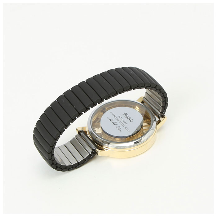 プレジール Plaisir プレジール 腕時計 レディース ジャバラ 通販 ジャバラウォッチ ウォッチ ニッケルフリー 文字盤 スケルトン バンド 伸びる 蛇腹 じゃばら | PLAISIR | 08