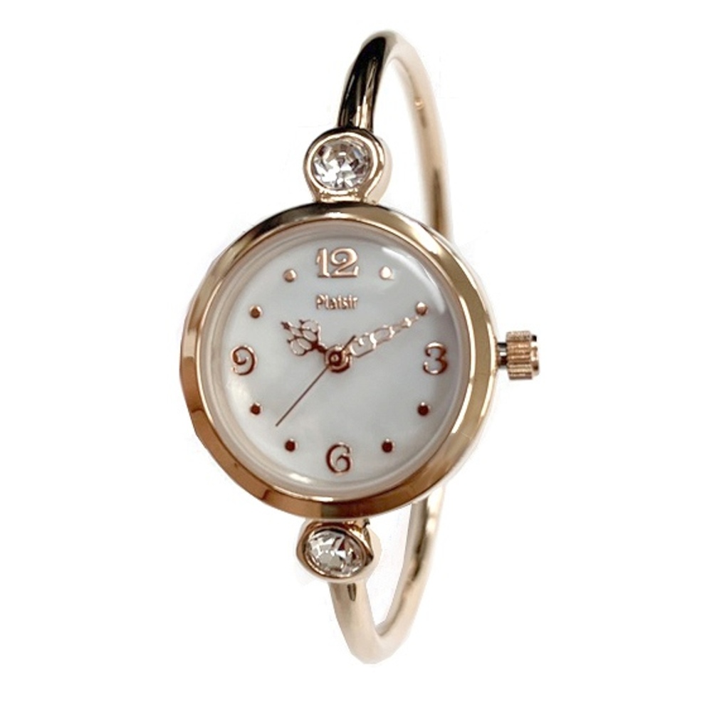 プレジール Plaisir プレジール 腕時計 レディース ハングル 通販 ニッケルフリー バングルウォッチ ウォッチ シェルダイヤル 白蝶貝 貝殻 シンプル | PLAISIR | 02