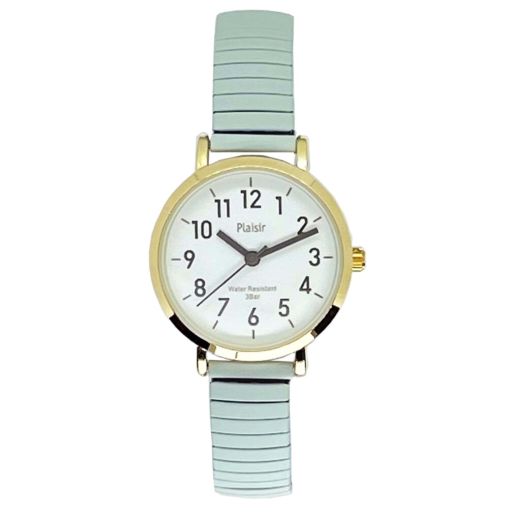 時計 plaisir 時計 NTK-290 通販 腕時計 ニッケルフリー リストウォッチ レディース 腕時計レディース じゃばらベルト 蛇腹ベルト 日常生活防水 3気圧防水 |  | 04
