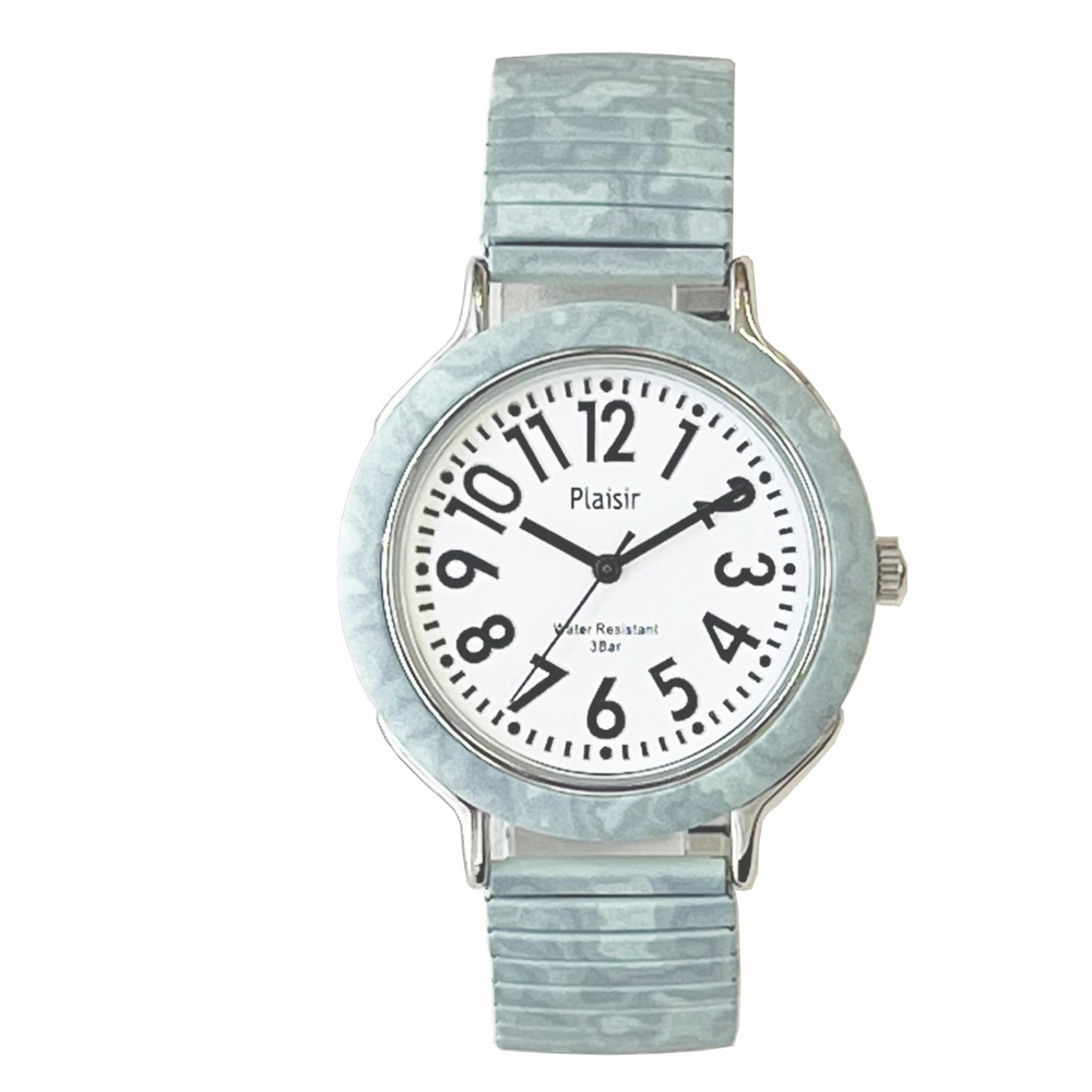 時計 plaisir 時計 NTK-305 通販 腕時計 ニッケルフリー リストウォッチ レディース 腕時計レディース じゃばらベルト 蛇腹ベルト 日常生活防水 3気圧防水 |  | 04