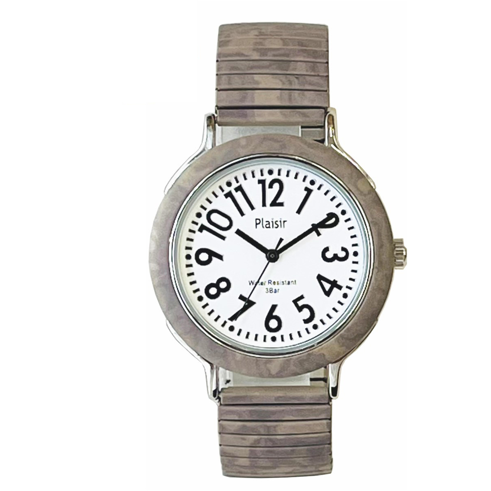 時計 plaisir 時計 NTK-305 通販 腕時計 ニッケルフリー リストウォッチ レディース 腕時計レディース じゃばらベルト 蛇腹ベルト 日常生活防水 3気圧防水 |  | 02