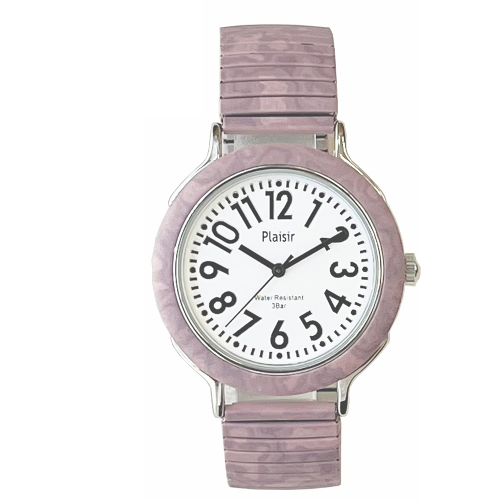 時計 plaisir 時計 NTK-305 通販 腕時計 ニッケルフリー リストウォッチ レディース 腕時計レディース じゃばらベルト 蛇腹ベルト 日常生活防水 3気圧防水 |  | 05