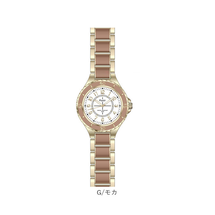 時計 plaisir 時計 NTK-313 通販 腕時計 ニッケルフリー リストウォッチ レディース 腕時計レディース 日常生活防水 3気圧防水 アナログ 見やすい おしゃれ |  | 14
