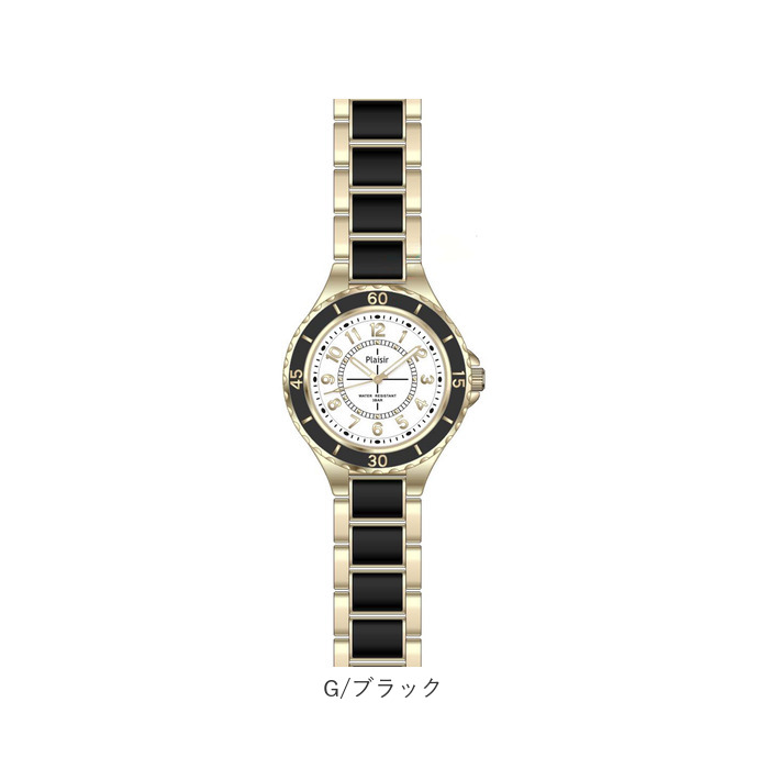 時計 plaisir 時計 NTK-313 通販 腕時計 ニッケルフリー リストウォッチ レディース 腕時計レディース 日常生活防水 3気圧防水 アナログ 見やすい おしゃれ |  | 15