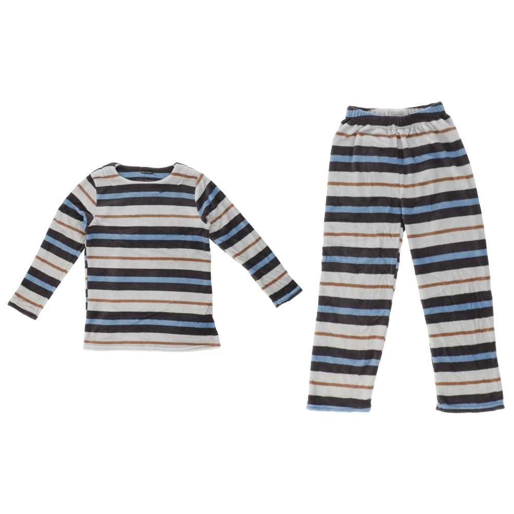 パジャマ レディース 長袖 通販 ルームウェア 上下セット 部屋着 おしゃれ かわいい マイクロファイバー セットアップ クルーネック 女性 ズボン パジャマ | ふわもこ | 17