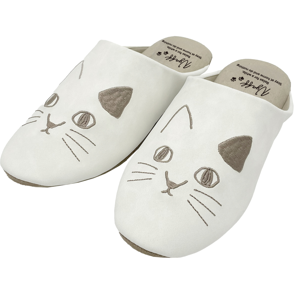 猫 スリッパ 通販 にゃふにゃふ ねこ ネコ 前詰まりスリッパ ルーム