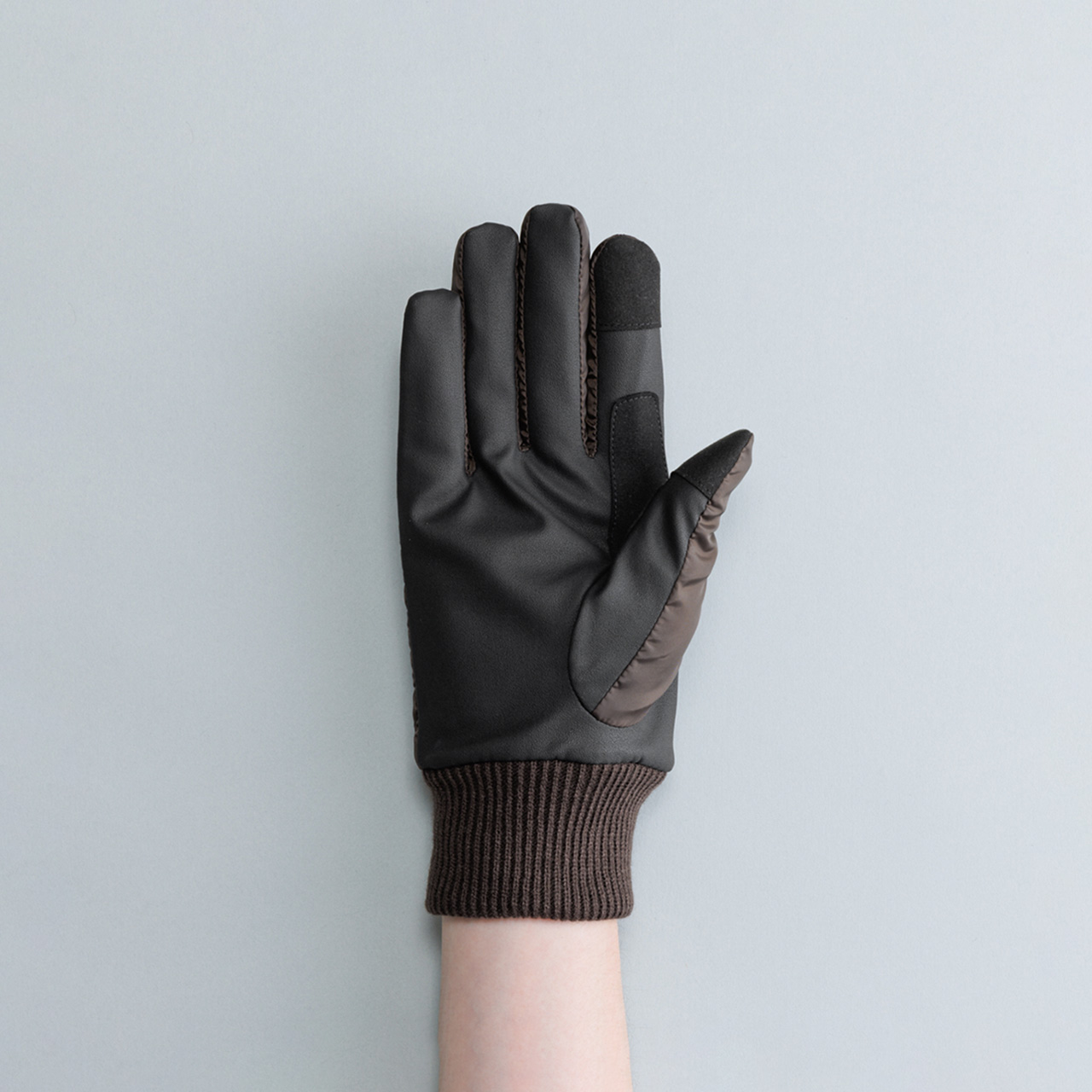 クロダ 手袋 メンズ 通販 グローブ 手ぶくろ スマートフォン対応 スマホ 対応 キルティング ナイロングローブ タッチパネル対応 防寒 通勤 男性用 紳士用 クロダ | KURODA | 08