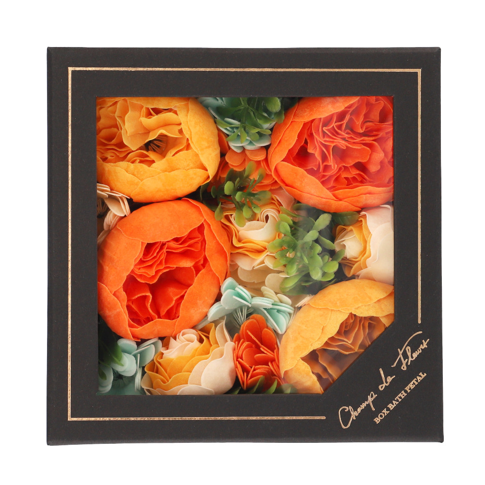 入浴剤 通販入浴剤 ギフト お洒落 母の日 花 花束 バスペタル 贈り物 プレゼント ギフトボックス お祝い 記念日 記念品 Champ de Fleurs シャン ド 入浴剤 | 花束 | 04