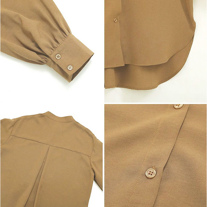 ロングシャツ レディース 長袖 通販 トップス シャツ チュニック かわいい おしゃれ ゆったり 上品 体型カバー 前開き ロング丈 | BACKYARD FAMILY | 23