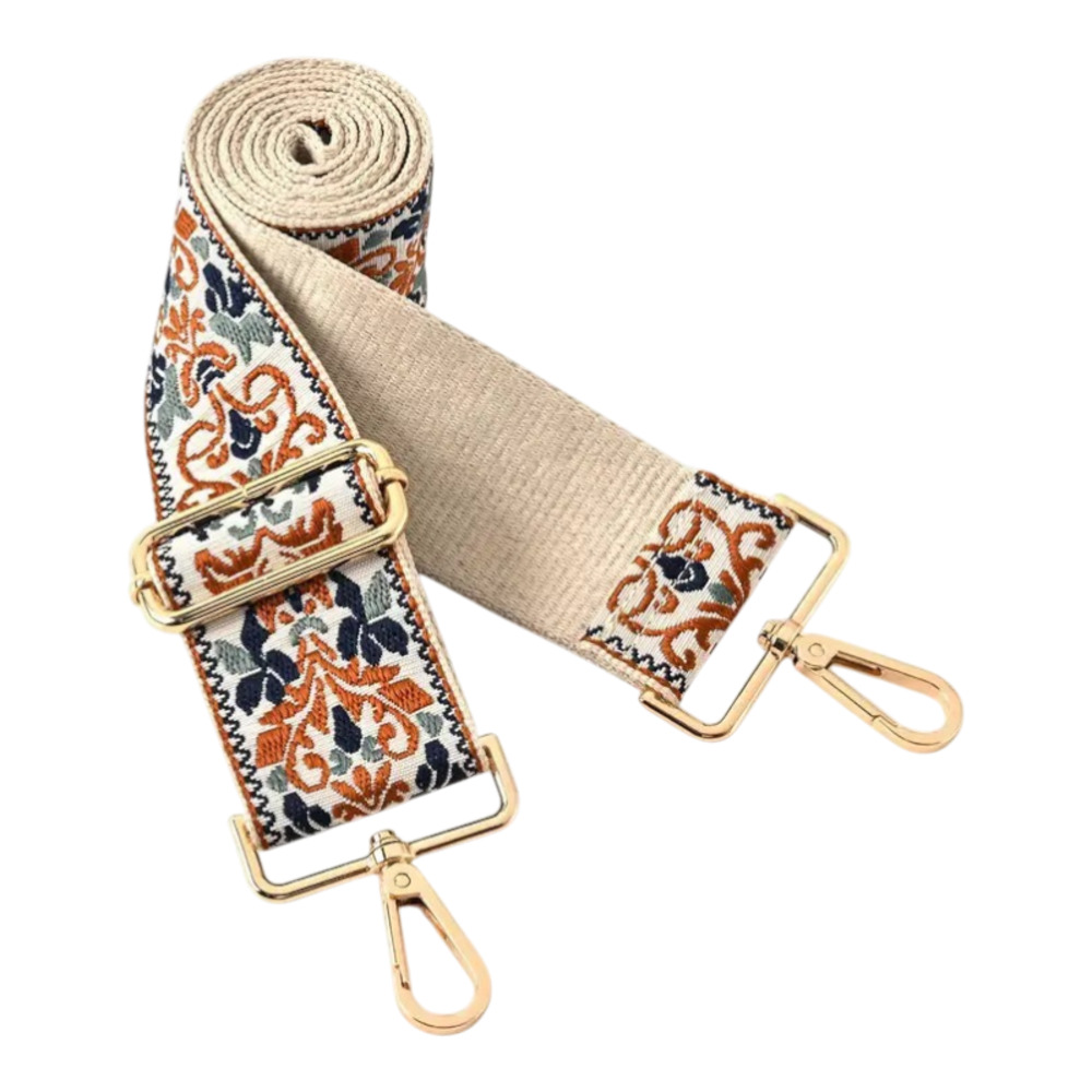 ショルダーストラップ バッグ 刺繍 通販 幅広 太め ショルダーベルト バッグ用 バック用 ショルダーストラップのみ バッグストラップ ショルダーストラップ | BACKYARD FAMILY | 01