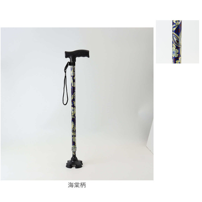 杖 レディース オシャレ 通販 レディース杖 メンズ杖 花柄ステッキ かわいい杖 軽量アルミ製 長さ調節可能 コンパクト持ち運び 敬老の日ギフト | BACKYARD FAMILY | 18