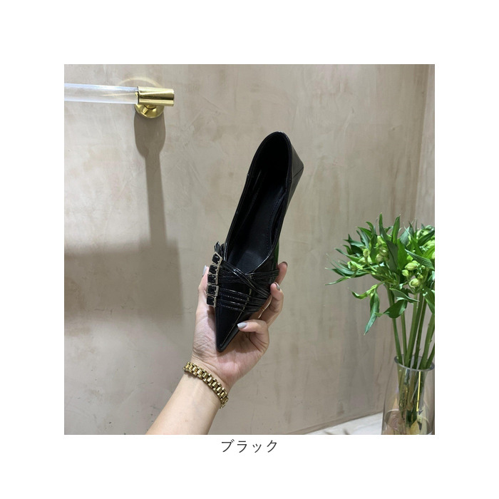 パンプス レディース 通販 パーティーパンプス ポインテッドトゥ フォーマル パーティーシューズ ローヒール 卒業式 入学式 上品 きれいめ | BACKYARD FAMILY | 14