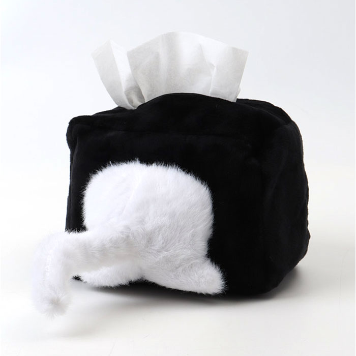 ティッシュケース 猫 かわいい 通販 ティッシュカバー おしゃれ おもしろグッズ 猫グッズ ねこ雑貨 ぬいぐるみ風 ふわふわ インテリア雑貨 | BACKYARD FAMILY | 08