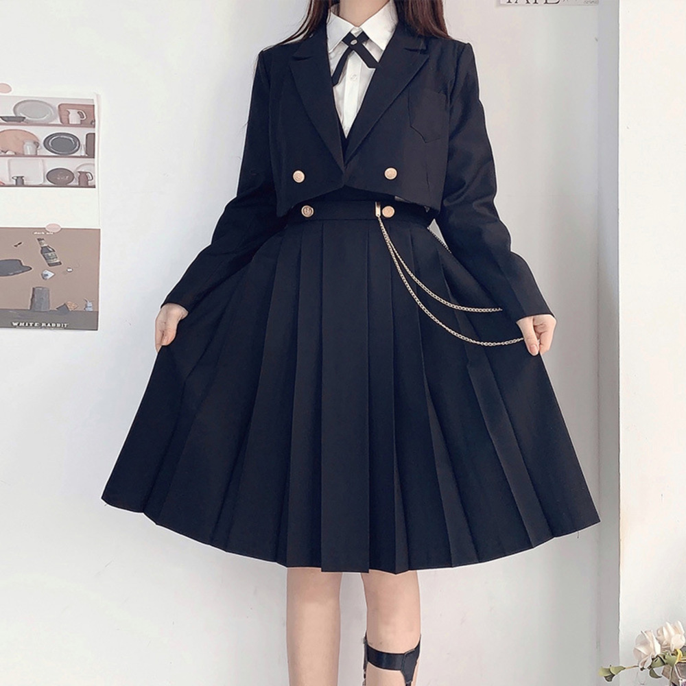 学生服 スーツ レディース 通販 セットアップ 上下セット 制服 フォーマル 卒業式 入学式 おしゃれ かわいい ジャンパースカート ワンピース 学生服 | BACKYARD FAMILY | 01