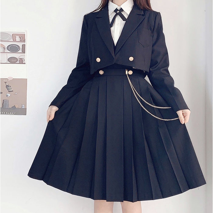学生服 スーツ レディース 通販 セットアップ 上下セット 制服 フォーマル 卒業式 入学式 おしゃれ かわいい ジャンパースカート ワンピース 学生服 | BACKYARD FAMILY | 07