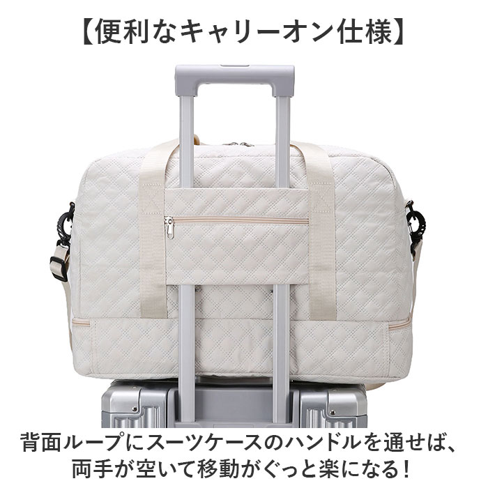 ボストンバッグ レディース 通販 大容量 おしゃれ 旅行バッグ トラベルバッグ シューズ収納 ジム スポーツ 部活バッグ 修学旅行 旅行かばん ボストンバッグ | BACKYARD FAMILY | 08