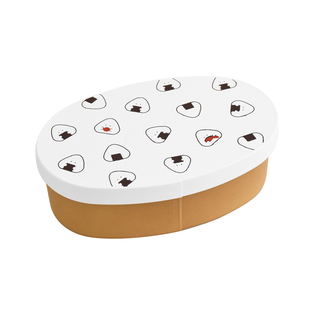 わっぱ風 弁当箱 レンジ対応 通販 日本製 ぎゅっとおにぎりさん わっぱ風弁当箱 ランチボックス お弁当箱 1段 一段 475ml 大人 女子 可愛い わっぱ風 |  | 04