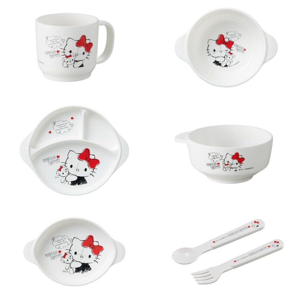 子供用食器セット 通販 日本製 食器セット スプーン フォーク お茶碗 コップ スープ皿 小皿 ランチ皿 ベビー食器セット OSK オーエスケー 子供用食器セット |  | 01