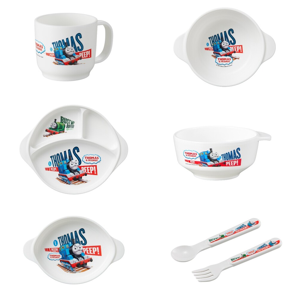 子供用食器セット 通販 日本製 食器セット スプーン フォーク お茶碗 コップ スープ皿 小皿 ランチ皿 ベビー食器セット OSK オーエスケー 子供用食器セット |  | 02