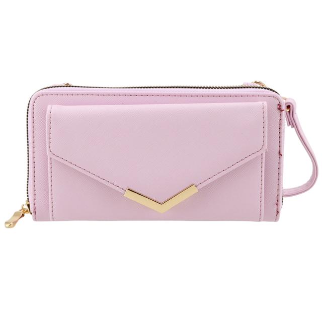 お財布ポシェット ママ 通販 お財布バッグ ショルダー お財布 ショルダーバッグ スマホ レディース お財布ショルダー 大容量 黒 ブラック シンプル | BACKYARD FAMILY | 04