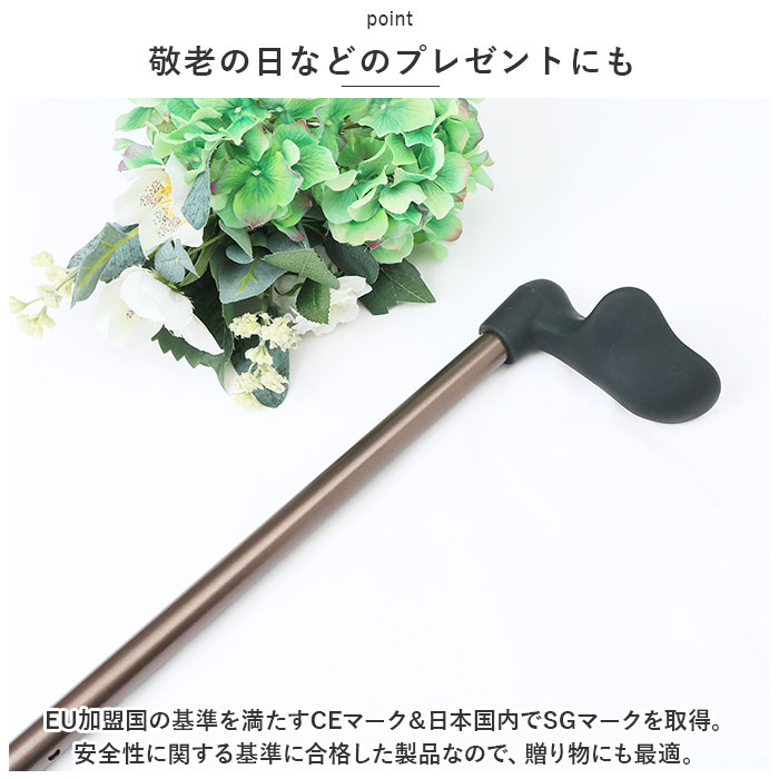 オッセンベルグ 杖 FGシリーズ FG 通販 ステッキ 伸縮杖 伸縮 幅広グリップ グリップ 幅広 しっかりと握れる 握りやすい T字 T字型 軽量 軽い オッセンベルグ |  | 12