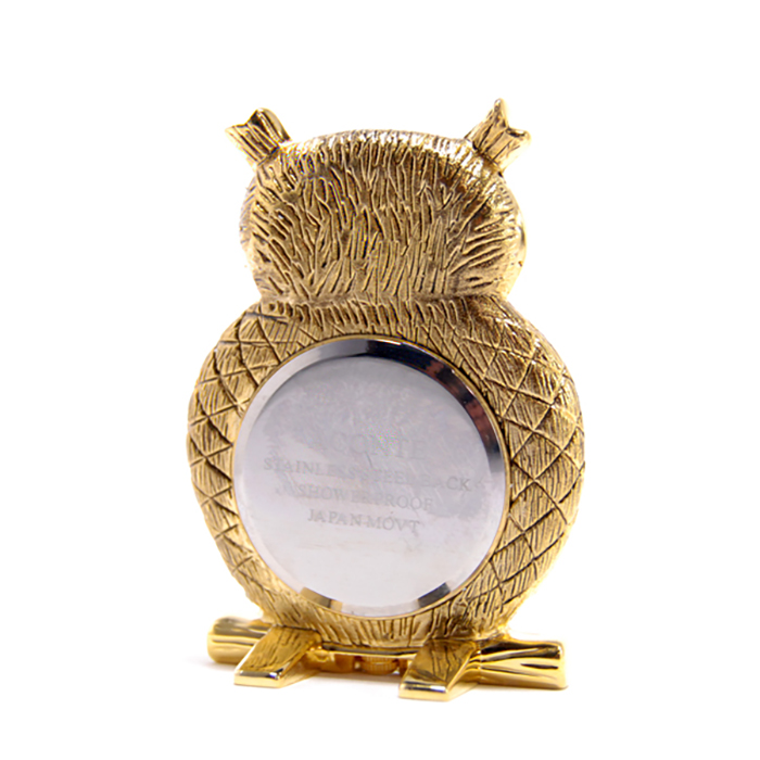 置き時計 アナログ 通販 ふくろうグッズ アウルクロック ふくろう ミニクロック 置時計 時計 かわいい おしゃれ 可愛い 見やすい 置物 オブジェ 置き時計 |  | 07