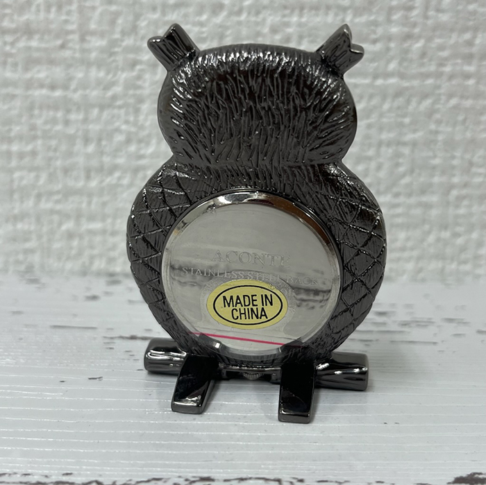 置き時計 アナログ 通販 ふくろうグッズ アウルクロック ふくろう ミニクロック 置時計 時計 かわいい おしゃれ 可愛い 見やすい 置物 オブジェ 置き時計 |  | 10